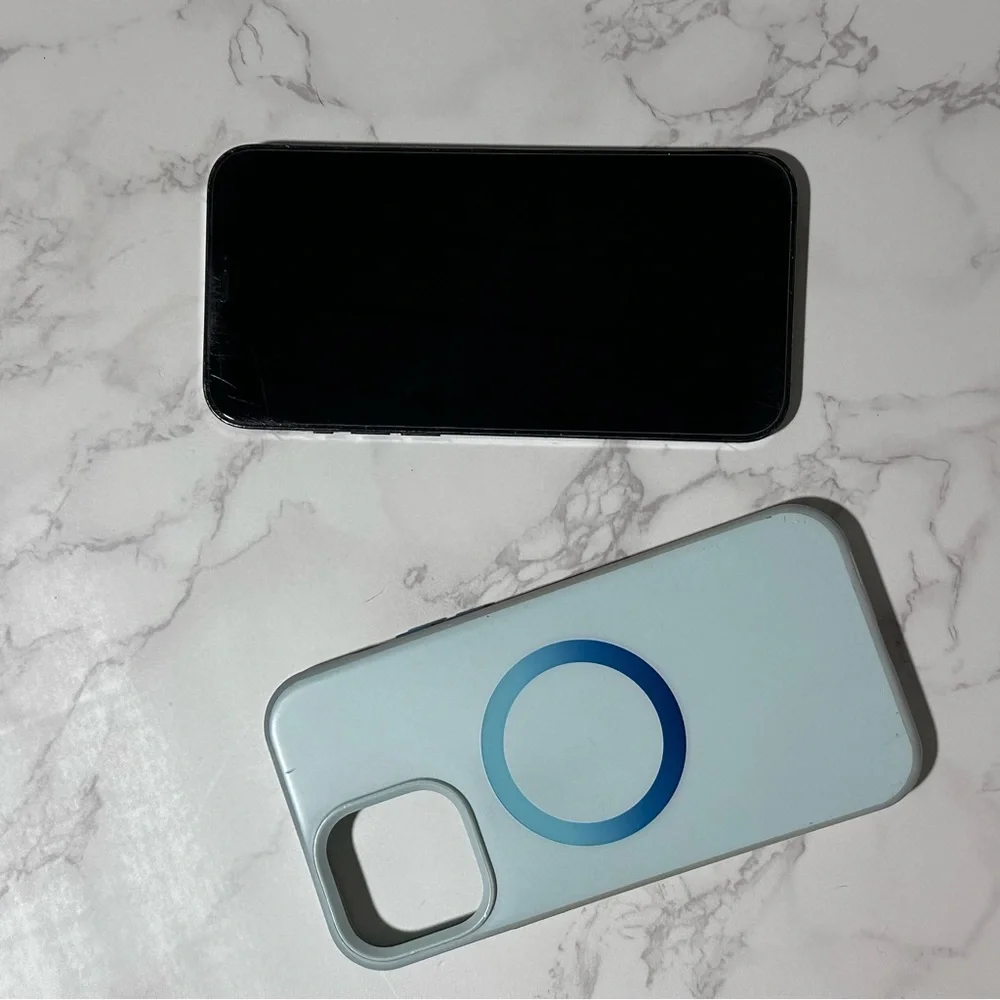 Apple iPhone 12 Pro Max 256GB with Blue Otterbox Case *still works